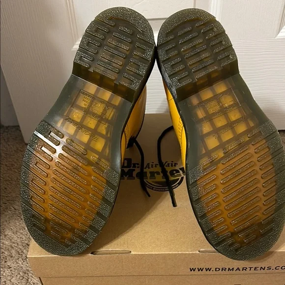 Dr. Martens Yellow Ankle Boots - Picture 5 of 6